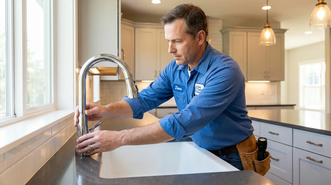 Kitchen faucet installation by Johns Plumbing LLC in Fishkill
