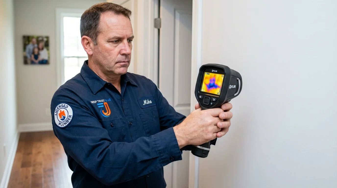 Thermal imaging leak detection by Johns Plumbing LLC in Fishkill